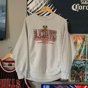 Vintage Chicago Blackhawks Heavyweight Crewneck